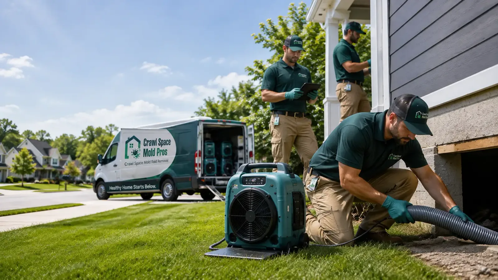 Crawl Space Mold Removal in Dingle, ID